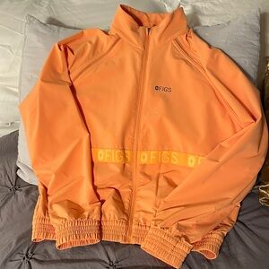 Figs Vibrant Orange Technical Jacket